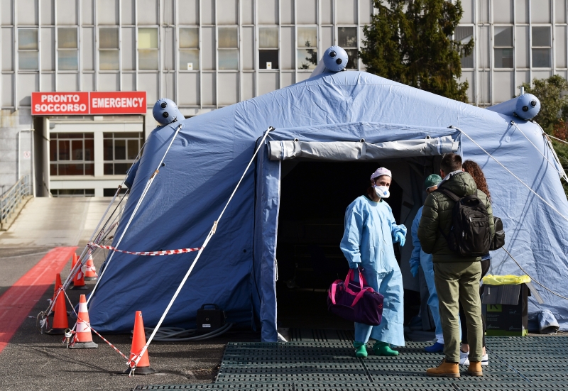 Ministério da Saúde italiano já contabiliza 79 mortes, 2.263 e 160 pessoas curadas da doença 