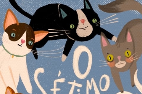 'O sétimo gato', de Luis Fernando Verissimo, é uma das obras disponíveis