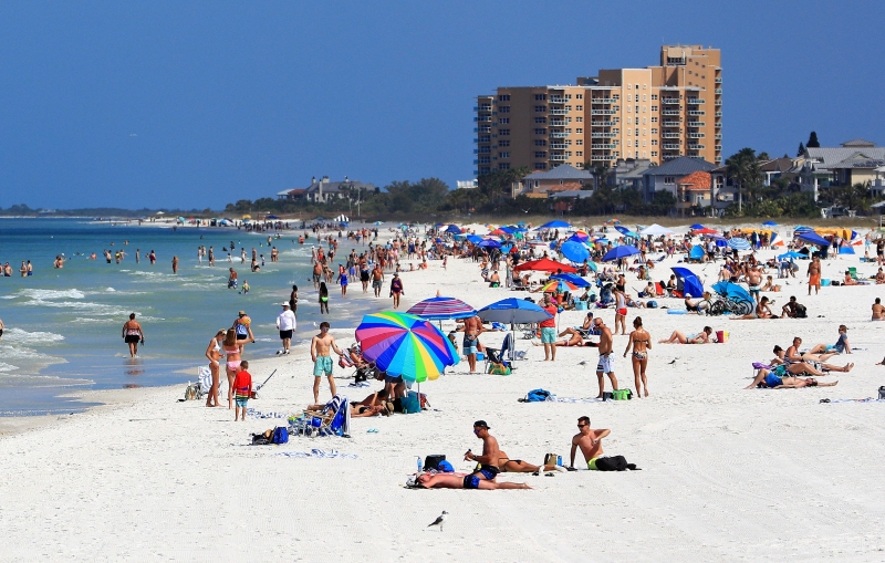Flórida está entre os estados mais atingidos pelo surto em junho