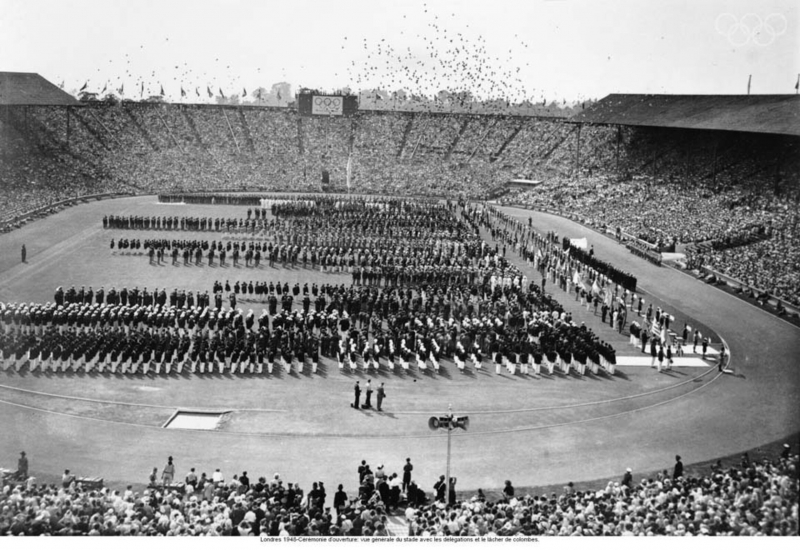 Jogos de Londres em 1948 foram os primeiros após a paralisação pela Segunda Guerra 