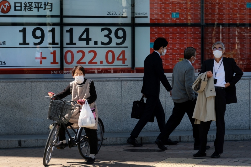 Índice japonês Nikkei teve alta de 8,04% nesta quarta, a maior desde outubro de 2008