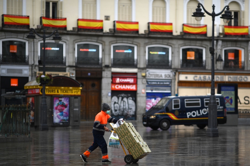 Autoridades de Madri rejeitaram o pedido do governo central de um bloqueio maior na capital
