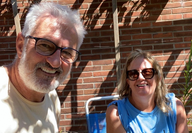 Luís Donato Dilly e Maria Renate Grohmann Dilly ficaram em isolamento após retornarem de viagem