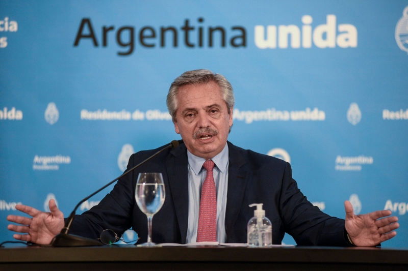 Para Alberto Fernandez, presidente da Argentina, 'não parece que o governo brasileiro esteja levando a pandemia a sério'
