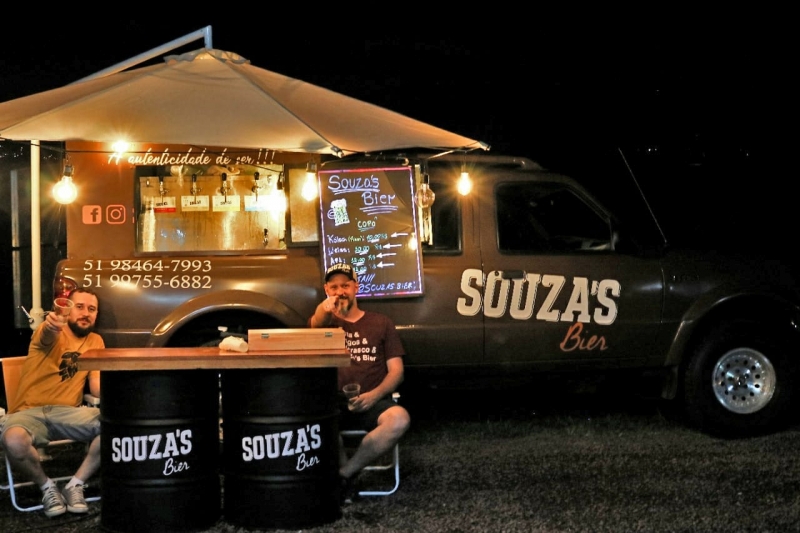 A Souza's Beer modificou sua forma de fazer delivery durante a pandemia do coronavírus  Foto: SOUZA'S BEER/DIVULGAÇÃO/JC