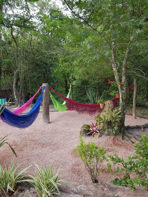 Espa&ccedil;o com redes no S&iacute;tio Canto Rural &eacute; pedida comum depois de um dia intenso de atividades Foto: S&iacute;tio Canto Rural/Reprodu&ccedil;&atilde;o/JC