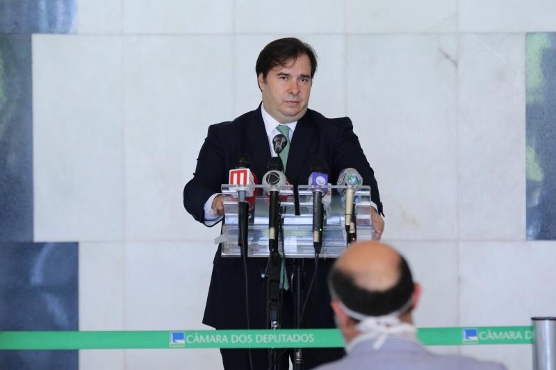 Presidente da Câmara, Rodrigo Maia detalhou tramitação da proposta