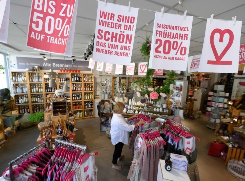 Alguns estados alemães já permitiram a abertura de lojas maiores