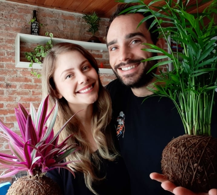 S&oacute;cios da Kokedameria - A arte da Natureza Foto: ARQUIVOPESSOAL/KOKEDAMERIA/DIVULGA&Ccedil;&Atilde;O/JC