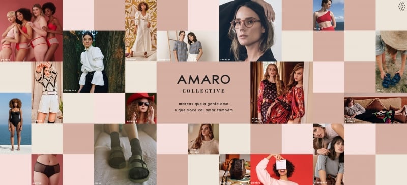 A Amaro Collective foi lan&ccedil;ada na primeira semana de maio de 2020, mas deve permanecer de forma fixa Foto: Amaro/Divulga&ccedil;&atilde;o/JC