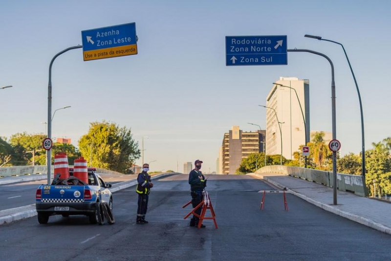Fiscalização detectou graves anormalidades estruturais na construção do viaduto, na Borges de Medeiros 