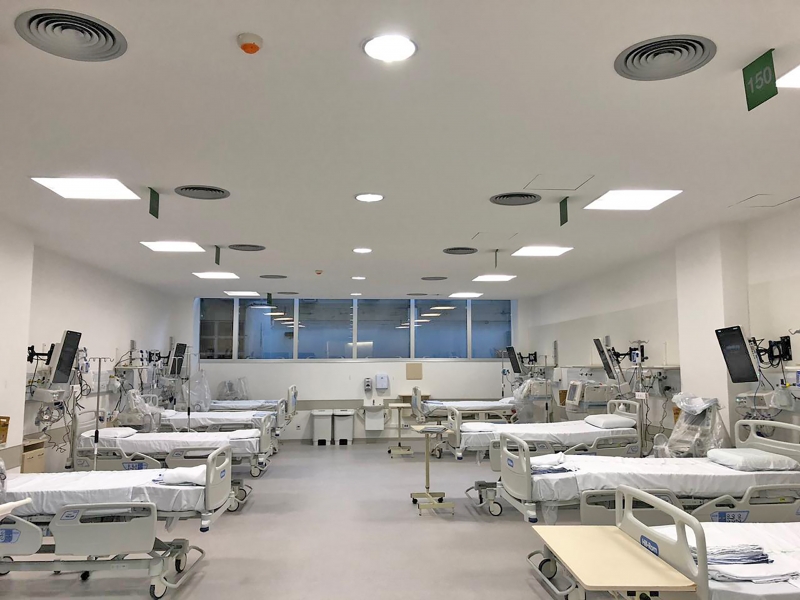 Se estimativa for confirmada, mais de 830 pacientes precisarão de leitos de UTI