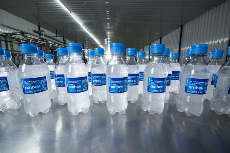 Produto, disponibilizado em garrafas PET, foi destinado a instituições públicas municipais e estaduais
