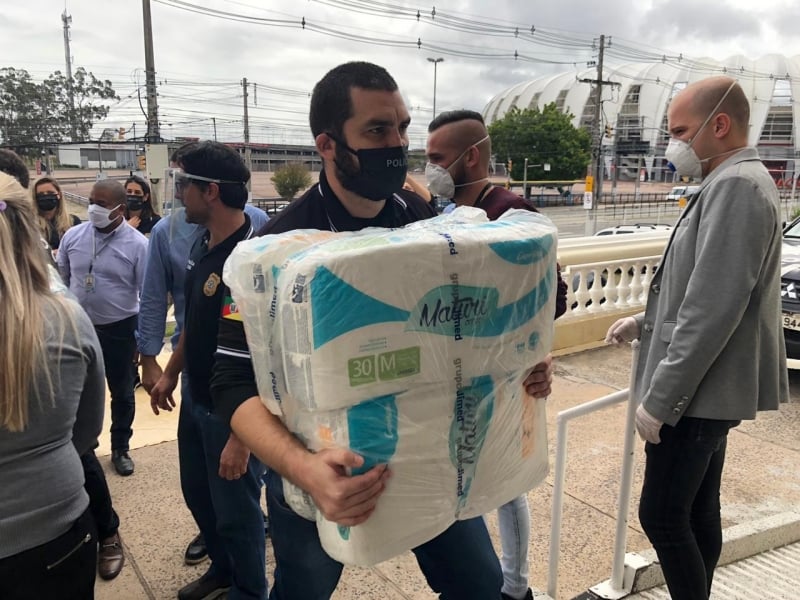 Kits de higiene foram levados ao Asilo Padre Cacique, na Capital