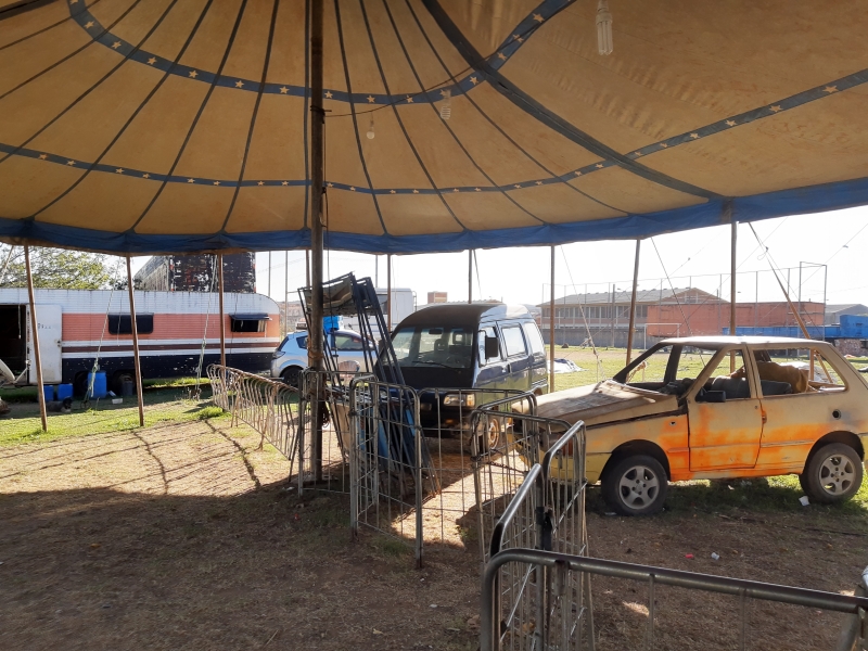 Planet Circus Espetacular est&aacute; aceitando todos os tipos de doa&ccedil;&otilde;es Foto: Luka Pumes/Especial/JC