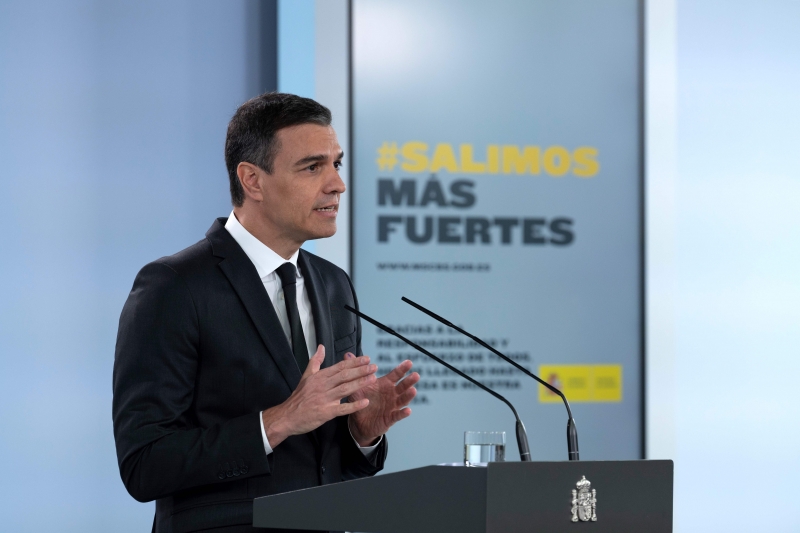 Segundo Sánchez, data deve ser o fim definitivo do isolamento social na Espanha
