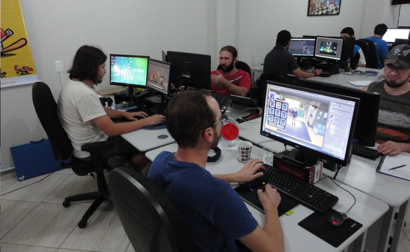 Izyplay, empresa nascida em 2010, em Pelotas, mas que se mudou no ano passado para o Hub One, centro de criatividade e inovação da Universidade Feevale