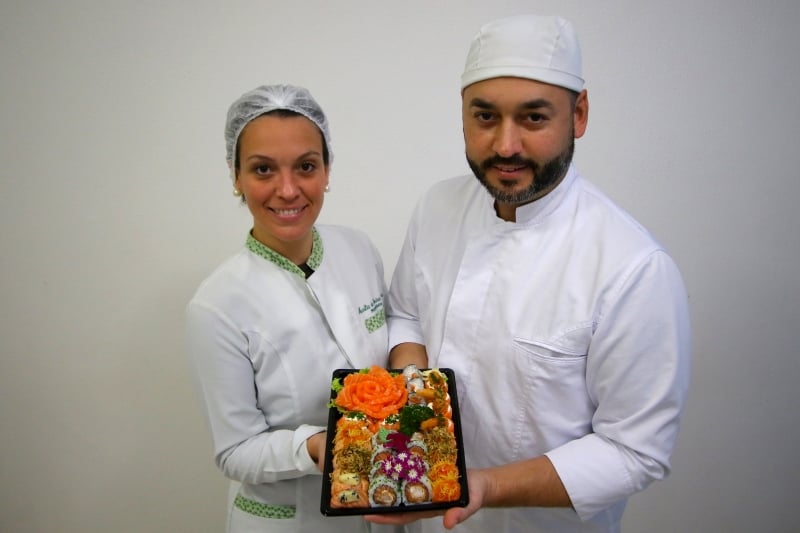 O Hachiban Sushi opera somente com delivery em Porto Alegre Foto: MARCO QUINTANA/JC