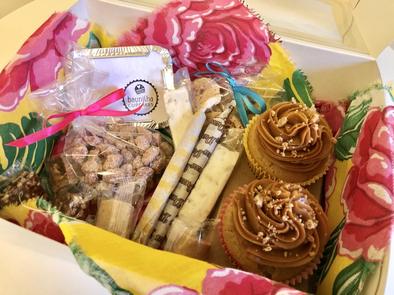 Um brownie de paçoca é destaque Foto: BAUNILHACUPCAKES/DIVULGAÇÃO/JC