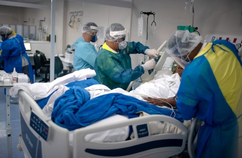 Hospitais de Porto Alegre contavam com 77 pacientes em UTIs por Covid-19