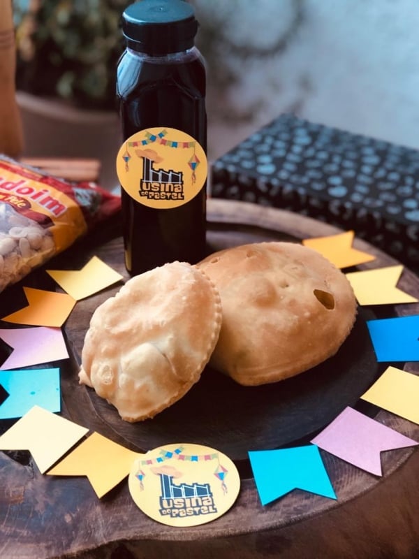 Mini kit junino da Usina do Pastel Foto: ARQUIVO PESSOAL/USINA DO PASTEL/DIVULGA&Ccedil;&Atilde;O/JC