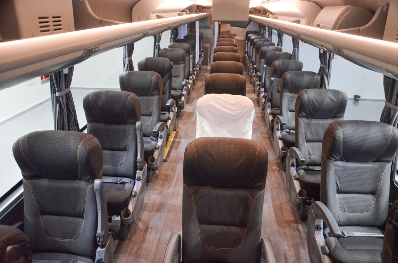 Entre as mudanças estão um novo desenho de posição de poltronas