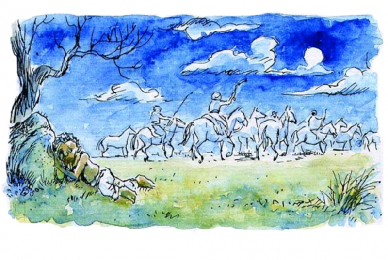 Para o professor Paulo Bocca Nunes, O Negrinho do Pastoreio é uma lenda originária do Rio Grande do Sul