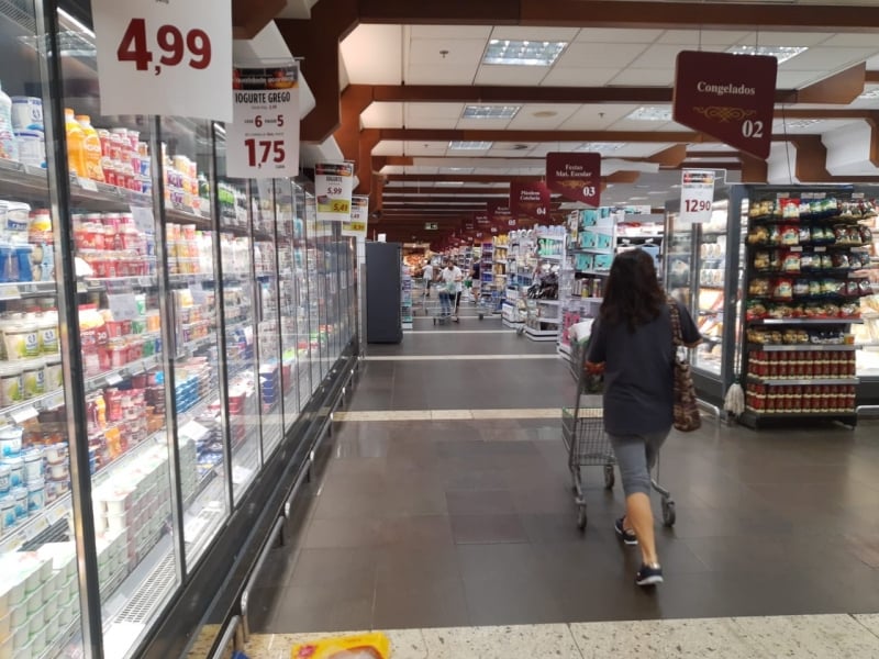 Loja do Zaffari no bairro Menino Deus é uma das que teve ampliação do horário