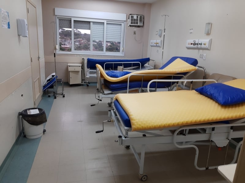 A partir desta segunda-feira, 31 novos espaços estarão disponíveis para uso dos pacientes com coronavírus