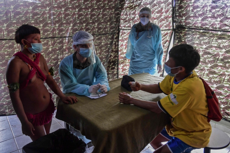 De acordo com o ministério, há também relatos de profissionais de saúde sobre "falta de segurança e vulnerabilidade"