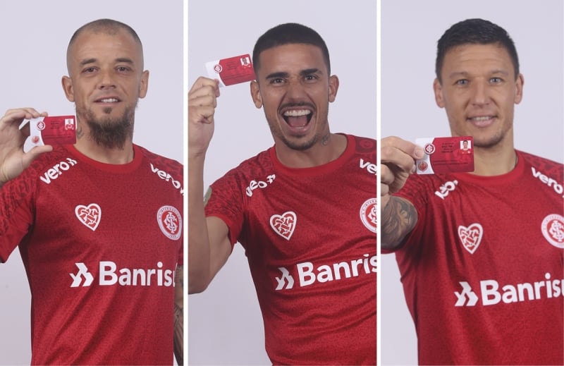 De forma espontânea, atletas se associaram em ação com nova camisa