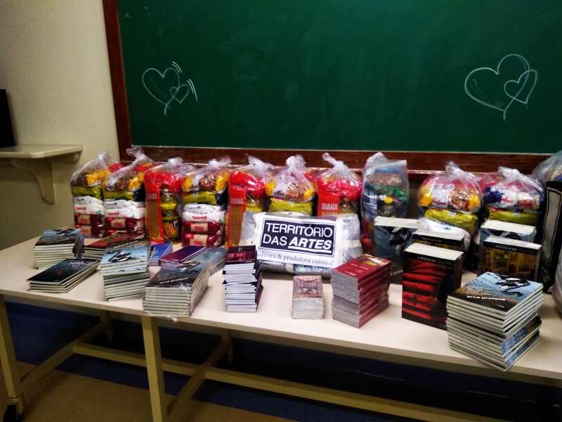 Centro de Atenção Psicossocial (CAPS II) do Hospital de Clínicas recebeu cestas básicas e publicações