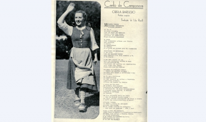 Poema traduzido por Lila Ripoll em página da Revista do Globo, n. 327, de 26 set. 1942, p.41