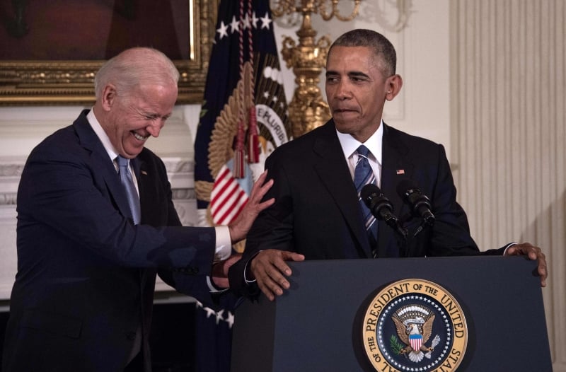 Biden, candidato às eleições de novembro, foi vice de Obama durante seus dois mandatos, de 2009 a 2017
