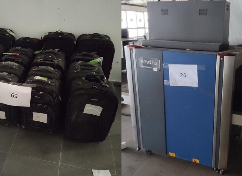 Oferta vai de malas que foram usadas em testes de equipamentos a raio-x desativados