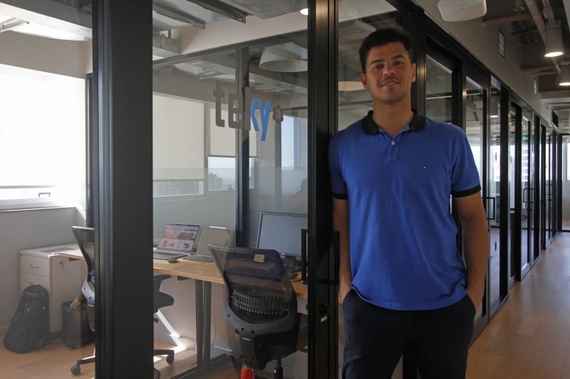 Leonardo Salles é o empreendedor por trás da Teky Foto: LUIZA PRADO/JC