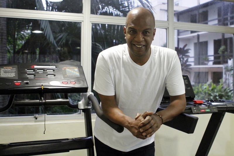 Wilson, conhecido como professor Fu-Massa, usou sua experi&ecirc;ncia como personal trainer para o neg&oacute;cio Foto: JOYCE ROCHA/JC