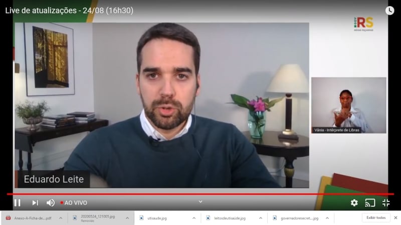 Governador reiterou que ainda vê possibilidade de retorno gradual das aulas, com regras específicas