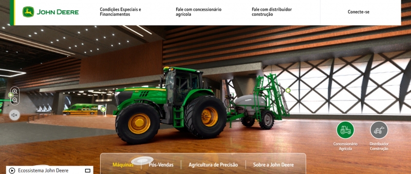 John Deere está entre as fabricantes que irão participar da  Expointer Digital apresentando lançamentos