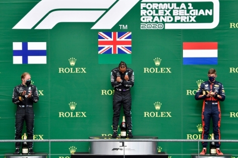 Lewis Hamilton vence o GP da Bélgica 