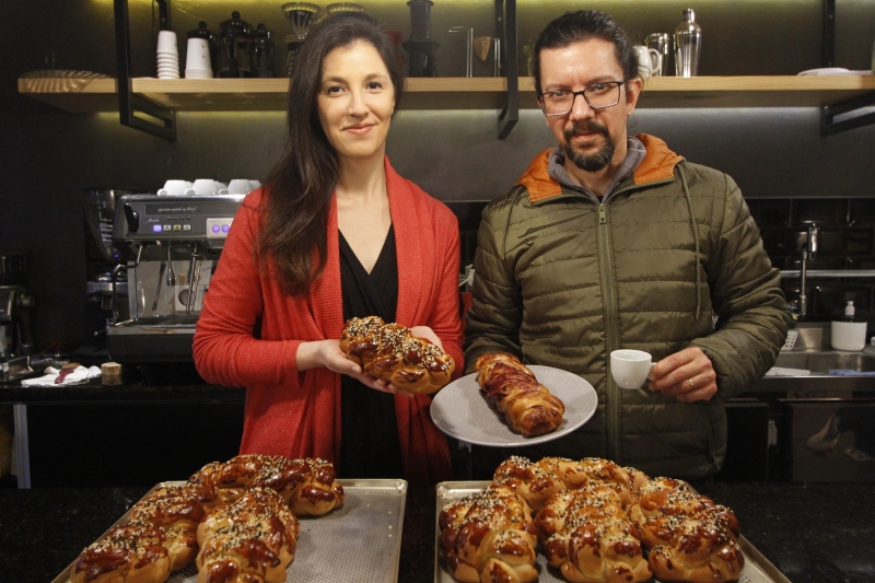 Poliana e Luke deram o nome da filha, Olivia, ao empreendimento Foto: JOYCE ROCHA/JC