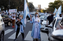 Argentinos protestam contra governo, insegurança, corrupção e quarentena