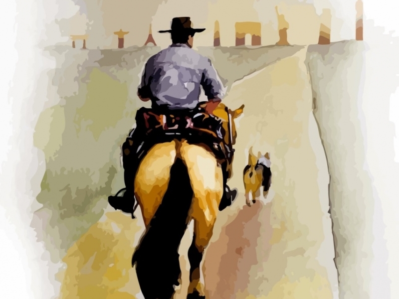 Identidade visual com cavaleiro e amplo horizonte é assinada pelo artista Mauro Vila Real