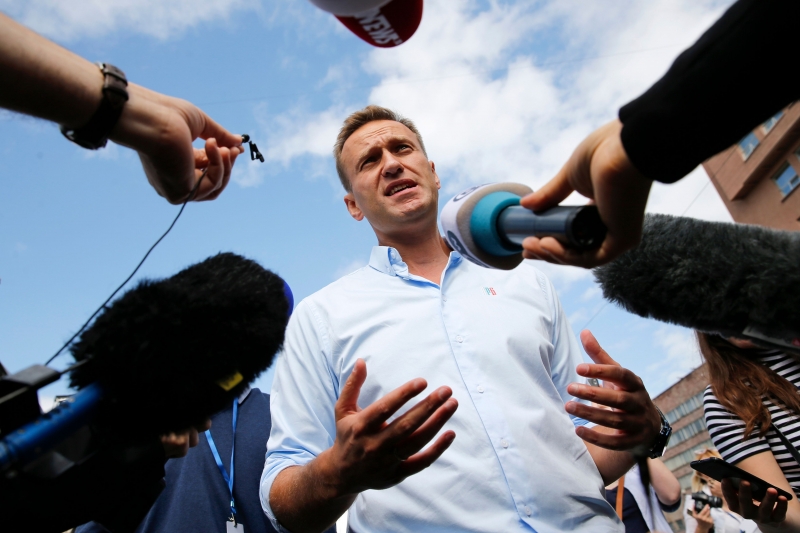 Navalny sofreu uma intoxicação em agosto, quando ajudava oposicionistas a se preparar para a eleição local em Tomsk, na Sibéria