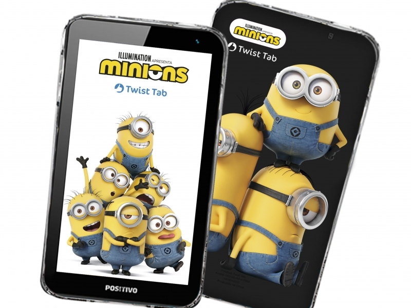  Twist Tab Minions é voltado para crianças de quatro a oito anos 