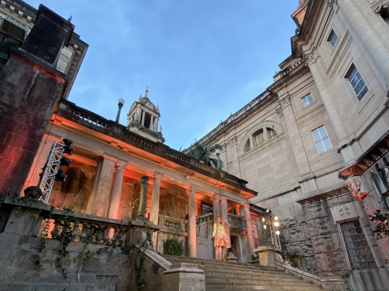 Cantora Anna Lú foi uma das atrações do desfile transmitido da Catedral de Porto Alegre