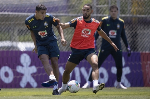 Seleção brasileira encerra preparação e Thiago Silva será capitão contra o Peru