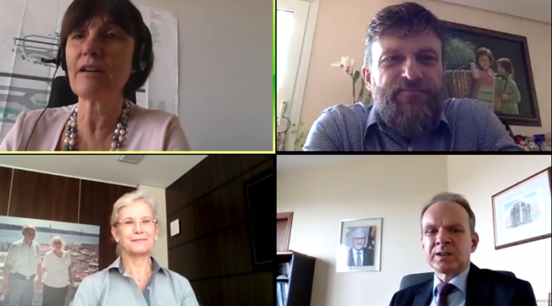 Andreea (à esquerda) apontou que as companhias aéreas projetam dezembro mais aquecido