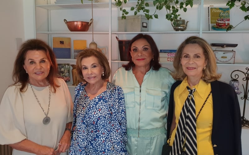 Adulce Zaffari, Lucila Osório, Shirley Kroeff e Márcia Adami no Verissimo Café 