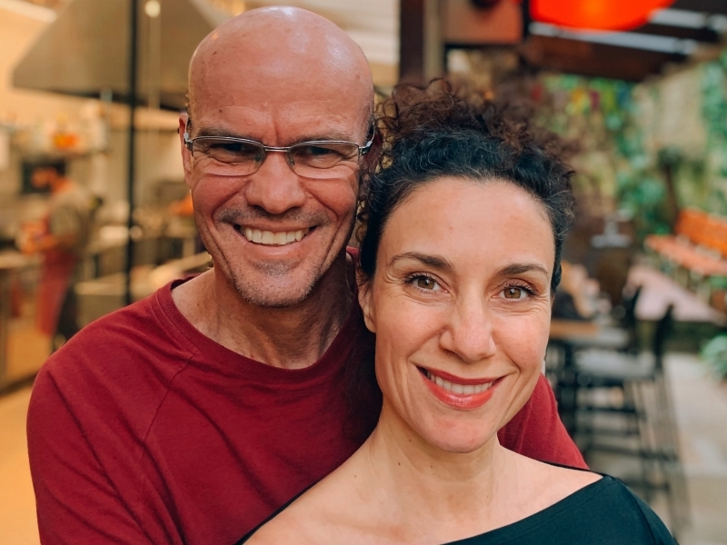 Eduardo Sehn e Fernanda Carvalho Leite no novo espaço gastronômico